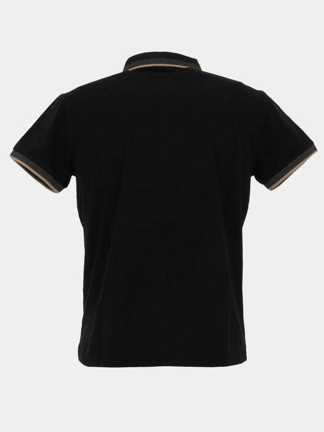 Polo stretch à manches courtes beely noir homme - Sun Valley