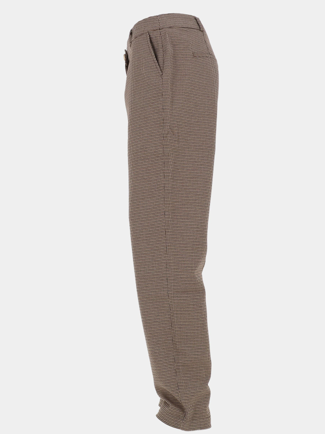 Pantalon chino slim fit à motif marron femme - Salsa