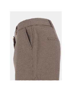Pantalon chino slim fit à motif marron femme - Salsa