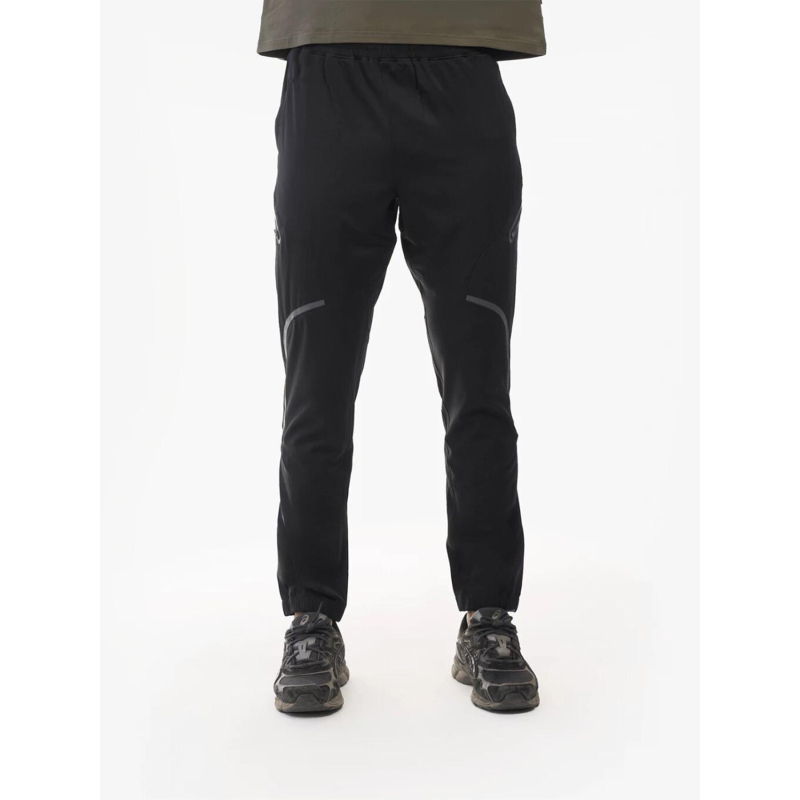 Pantalon jogging zippé noir homme - Chabrand
