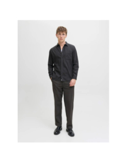 Chemise à manches longues jjeclassic anthracite homme - Jack & Jones