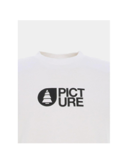 T-shirt à manches courtes basement classic blanc homme - Picture