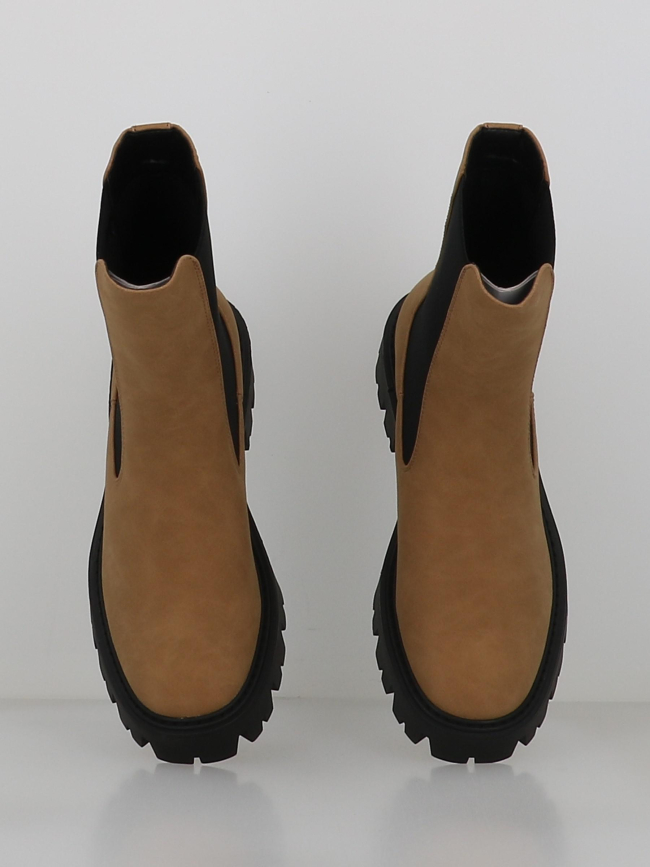Boots onlbetty beige femme - Only