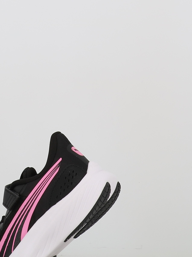 Baskets pounce lite noir et rose enfant - Puma