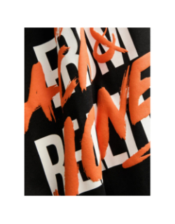 T-shirt trace music noir homme - Jack & Jones