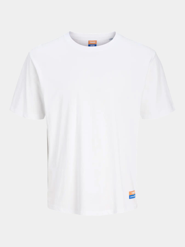 T-shirt trace music blanc homme - Jack & Jones