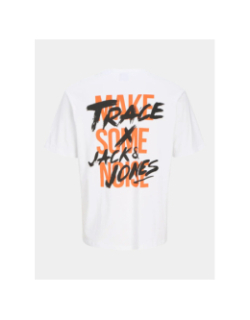 T-shirt trace music blanc homme - Jack & Jones