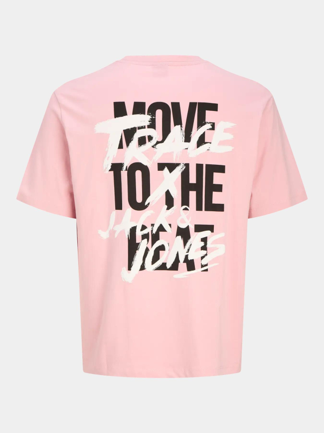 T-shirt trace music rose homme - Jack & Jones