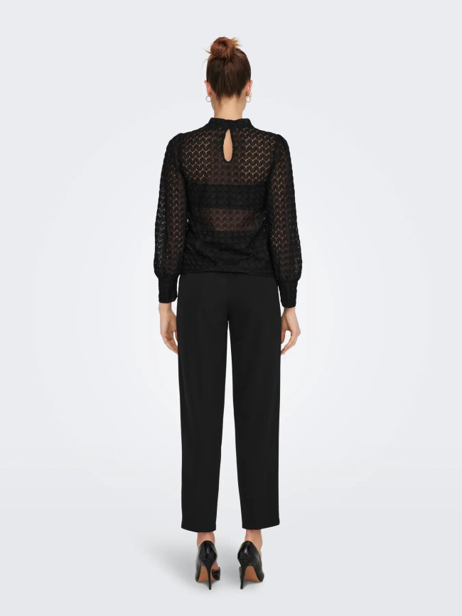 Top dentelle avery noir femme - Jdy