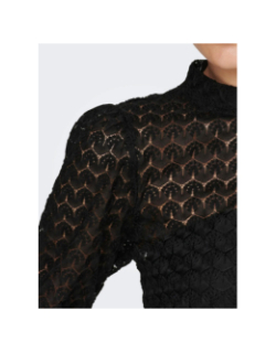 Top dentelle avery noir femme - Jdy