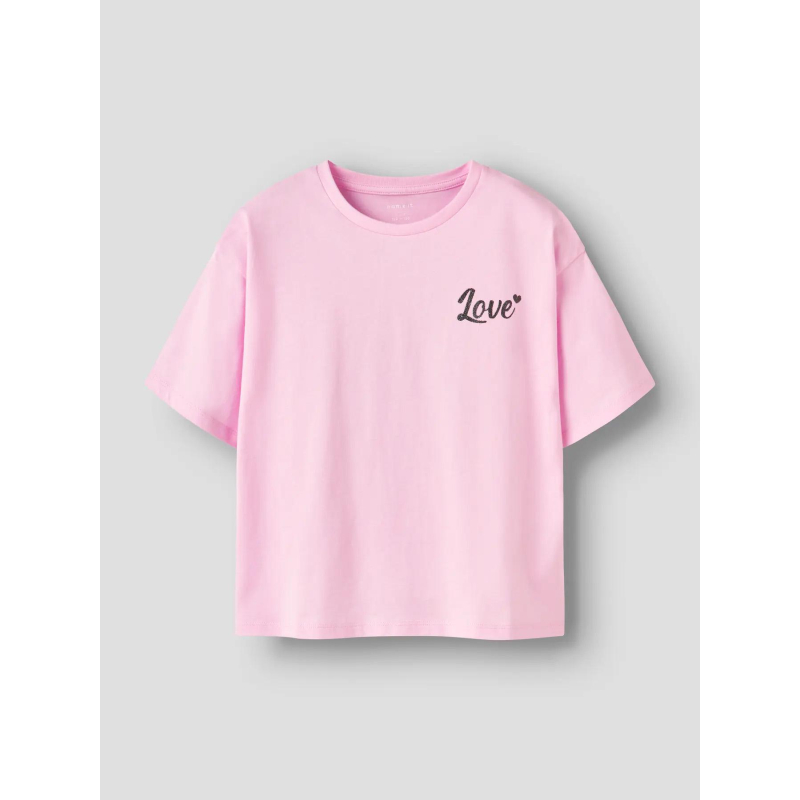 T-shirt à manches courtes naomi rose fille - Name It
