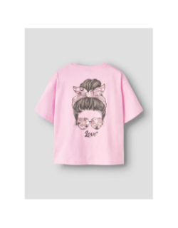 T-shirt à manches courtes naomi rose fille - Name It