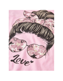 T-shirt à manches courtes naomi rose fille - Name It