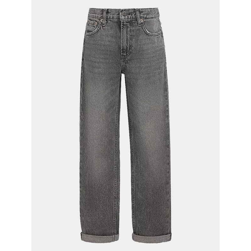 Jean dad pant taille ajustable gris enfant - Teddy Smith