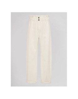 Jean paperbag blanc enfant - Teddy Smith