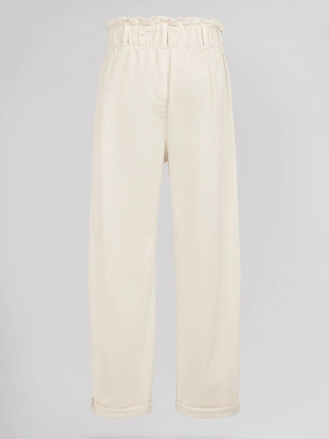 Jean paperbag blanc enfant - Teddy Smith