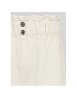 Jean paperbag blanc enfant - Teddy Smith