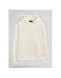 Sweat à capuche solene blanc écru fille - Teddy Smith