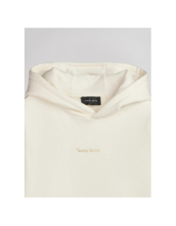 Sweat à capuche solene blanc écru fille - Teddy Smith