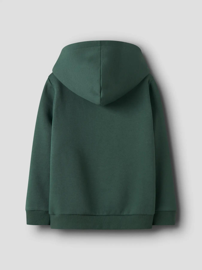Sweat à capuche nole vert enfant - Name It