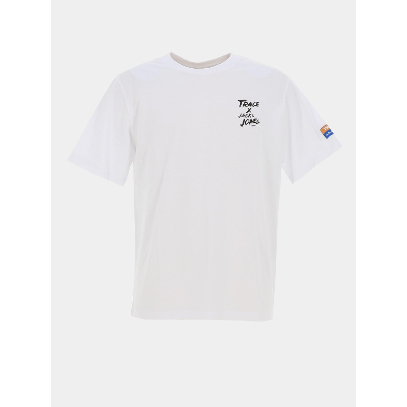 T-shirt trace teddy blanc homme - Jack & Jones