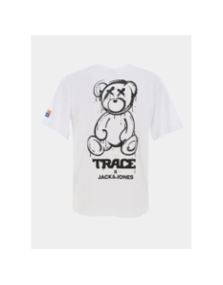T-shirt trace teddy blanc homme - Jack & Jones