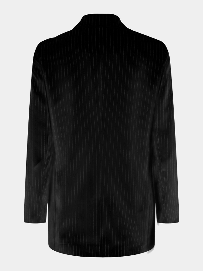 Veste blazer rayée reina pinstripe noir femme - Only