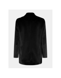 Veste blazer rayée reina pinstripe noir femme - Only