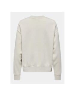 Sweat lucinda beige femme - Only
