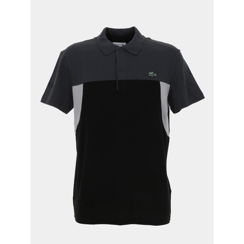 Polo à manches courtes urban noir homme - Laoste