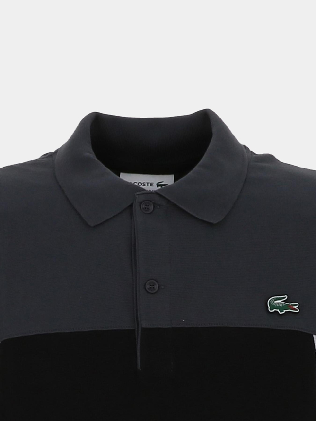 Polo à manches courtes urban noir homme - Laoste