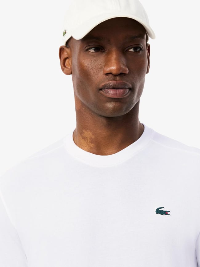 T-shirt urban uni blanc homme - Lacoste