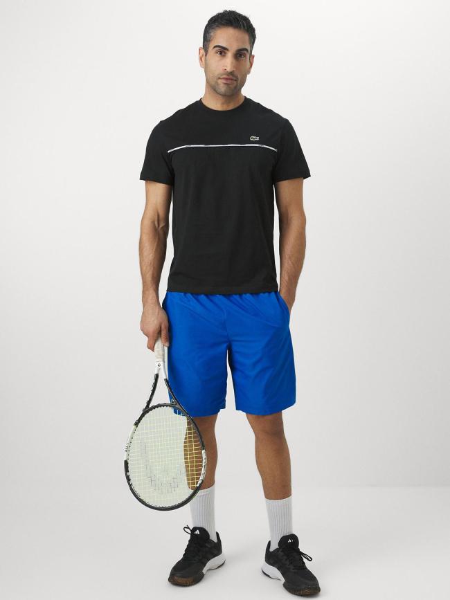 T-shirt à manches courtes tape noir homme - Lacoste