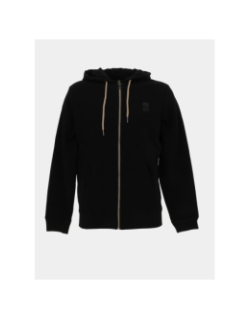 Sweat zippé à capuche logo noir homme - Sun Valley