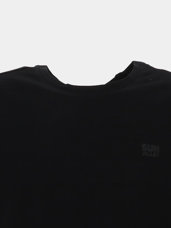 T-shirt à manches courtes cazoia noir homme - Sun Valley