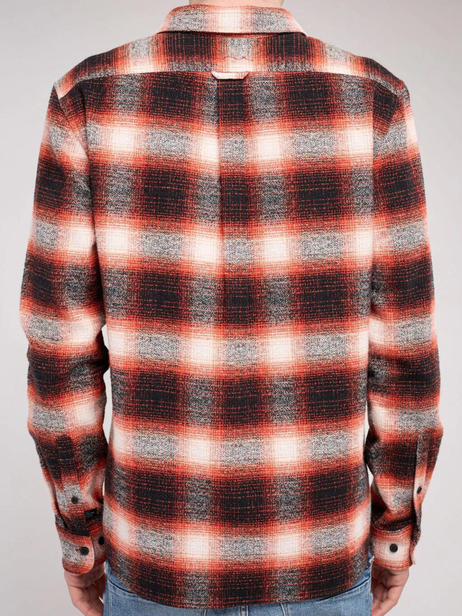 Chemise à carreaux c-peak rouge homme - Teddy Smith