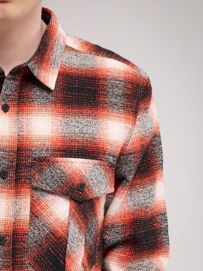 Chemise à carreaux c-peak rouge homme - Teddy Smith