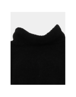 Pull col roulé en laine roy noir femme - Le Temps Des Cerises