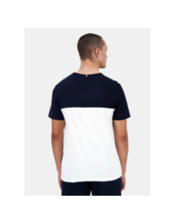 T-shirt tricolore n2 blanc bleu homme - Le Coq Sportif