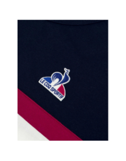 T-shirt tricolore n2 blanc bleu homme - Le Coq Sportif