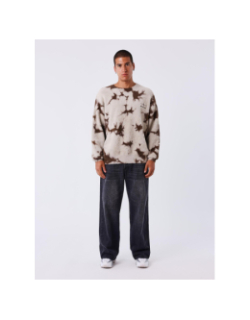 Pull chaud beige marron homme - Project X Paris