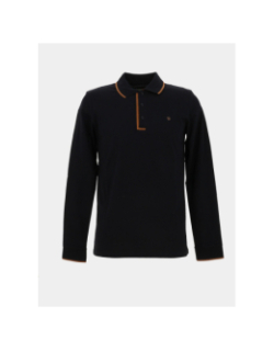 Polo manches longues gibson bleu marine homme - Benson & Cherry