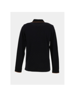 Polo manches longues gibson bleu marine homme - Benson & Cherry