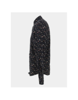 Chemise à fleurs lotus bleu marine homme - Benson & Cherry