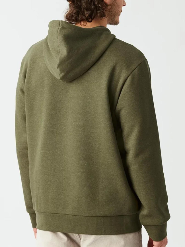 Sweat à capuche basement camo vert homme - Picture