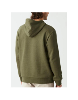 Sweat à capuche basement camo vert homme - Picture