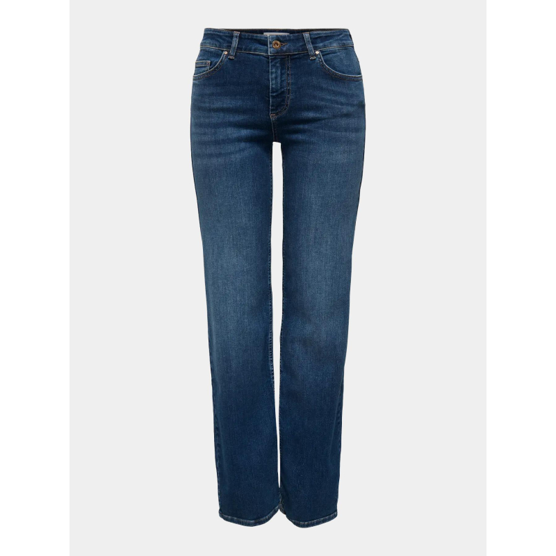 Jean droit blush dark bleu femme - Only