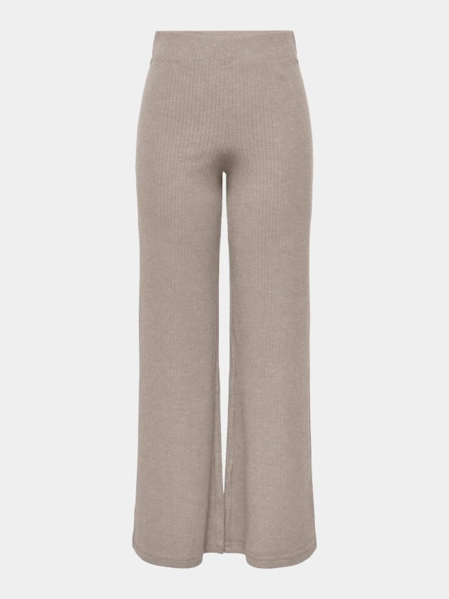 Pantalon droit côtelé seren beige femme - Only Play