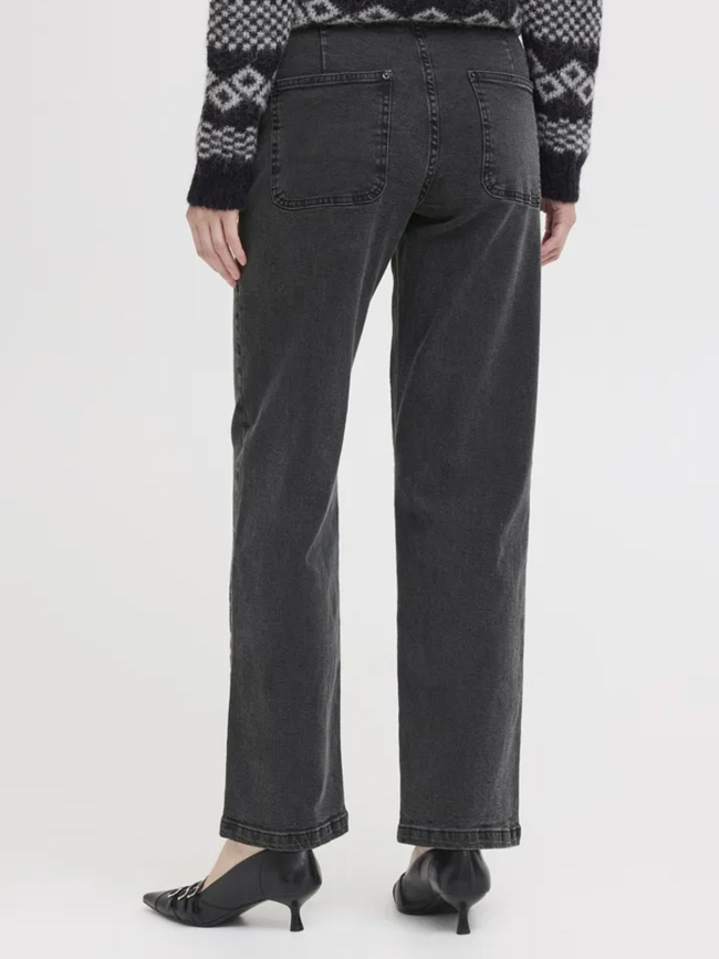 Jean droit nolia gris anthracite femme - Ichi