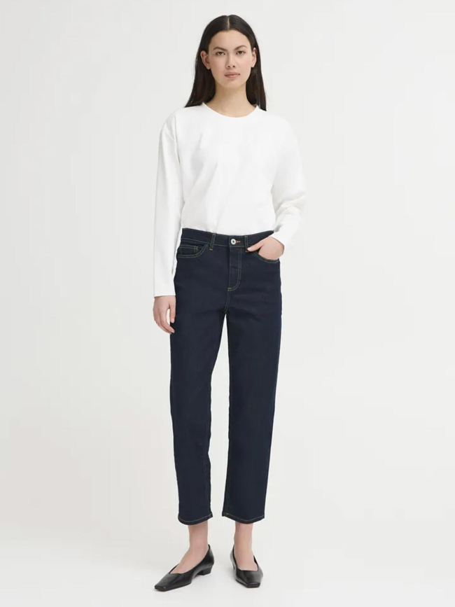 Jean droit cropped twiggy raven authentic bleu femme - Ichi